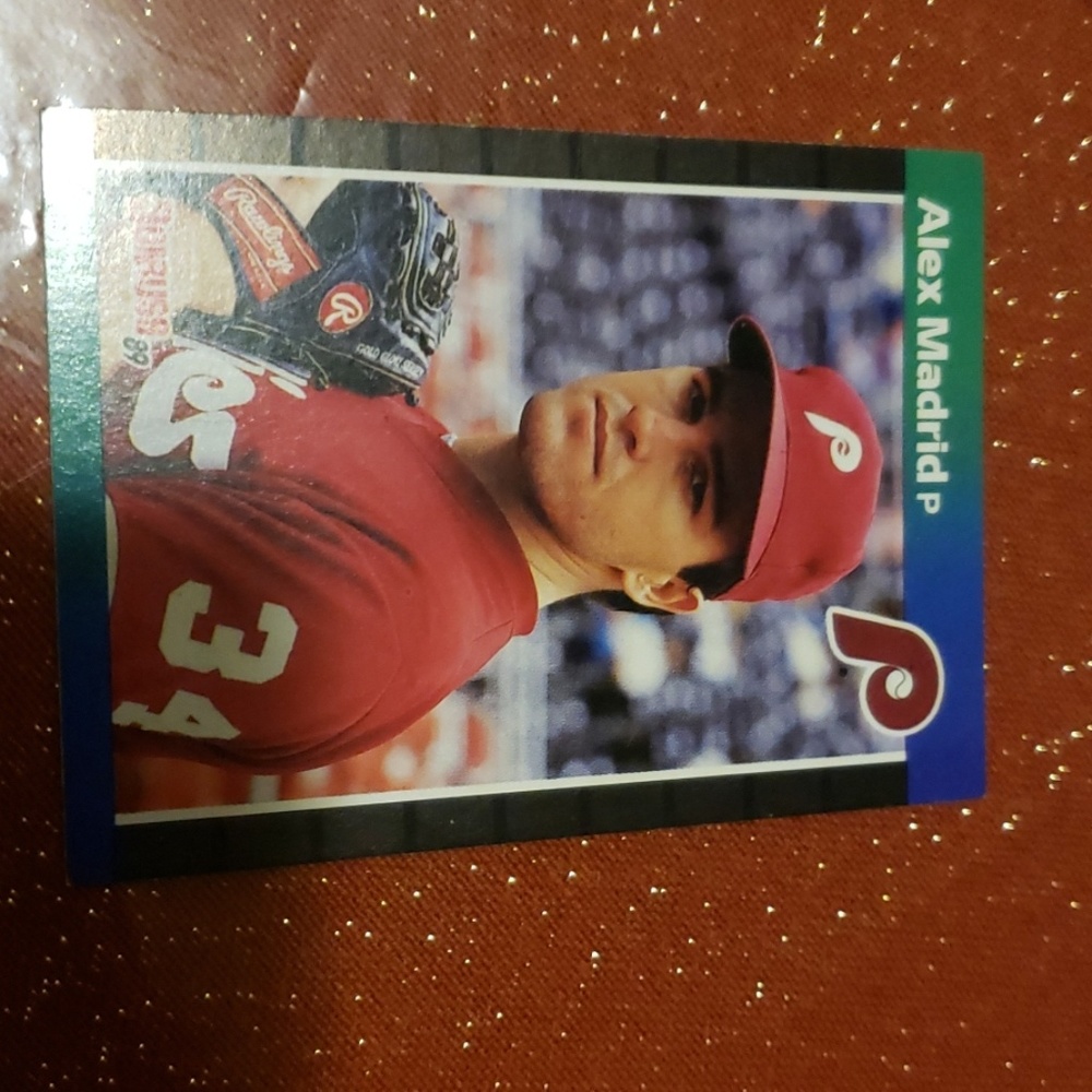 1989 Donruss Alex Madrid error card RARE